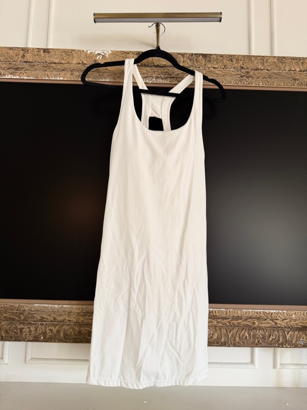 White Racerback Tank Dress